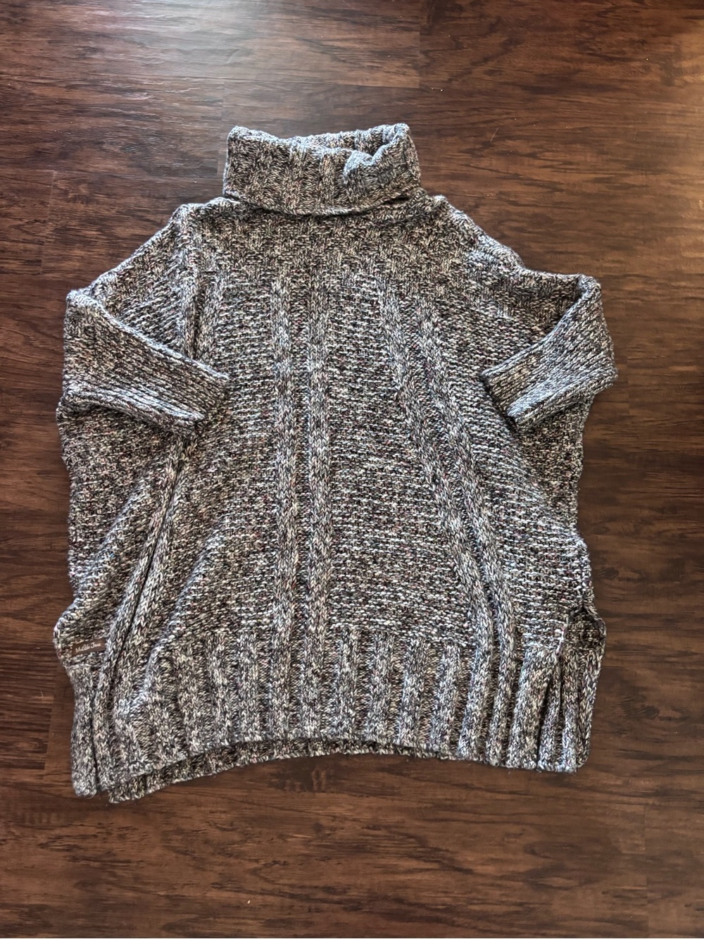 Matilda Jane Gray Marled Cowl Neck Sweater